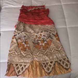 Girls Moana Halloween Dress